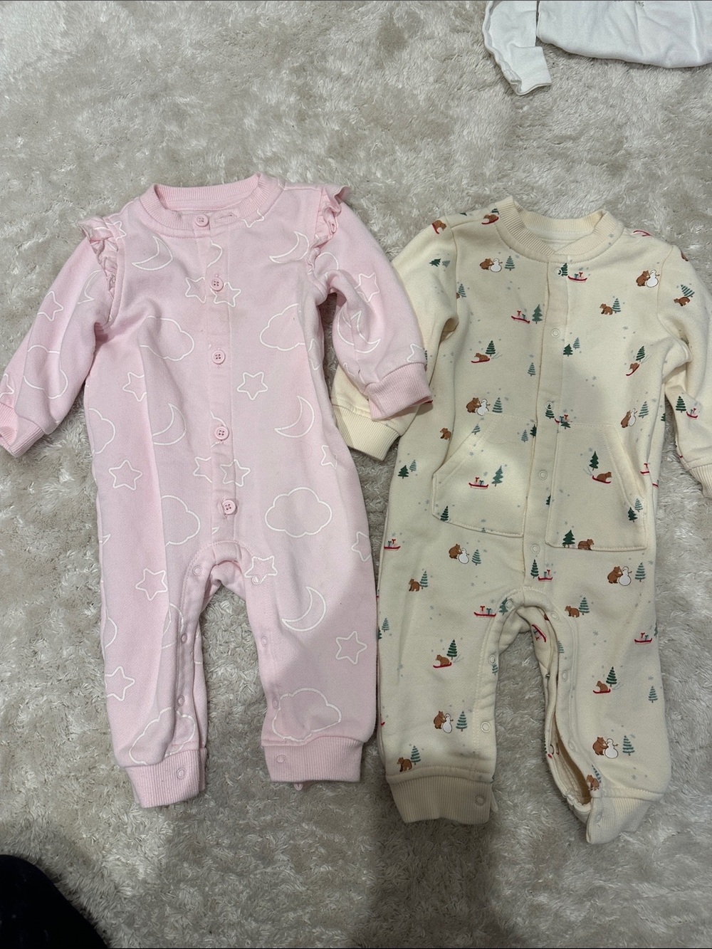 2 Cloud Island footless one pieces